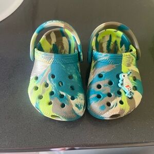 Multi-color baby CROCS unisex with jibbitz thingy
